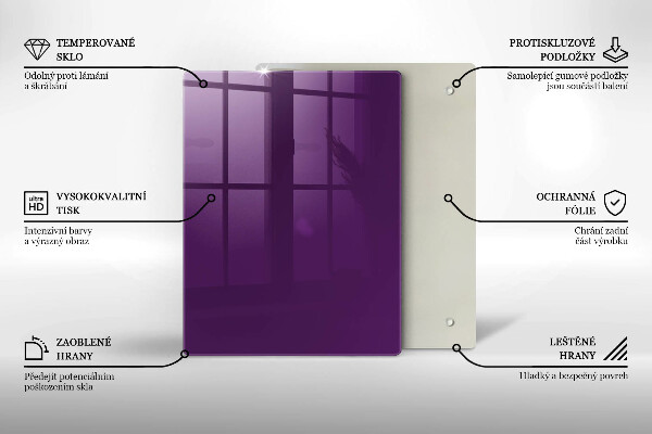 Placă protecție plita Culoare violet