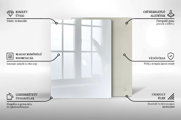 Placă protecție plita Culoare alba