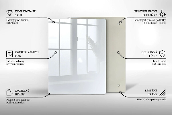 Placă protecție plita Culoare alba