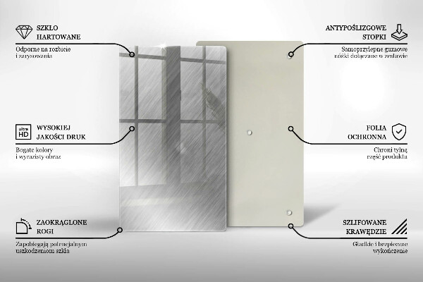 Placă din sticla protectie perete Fundal cu textură metalică