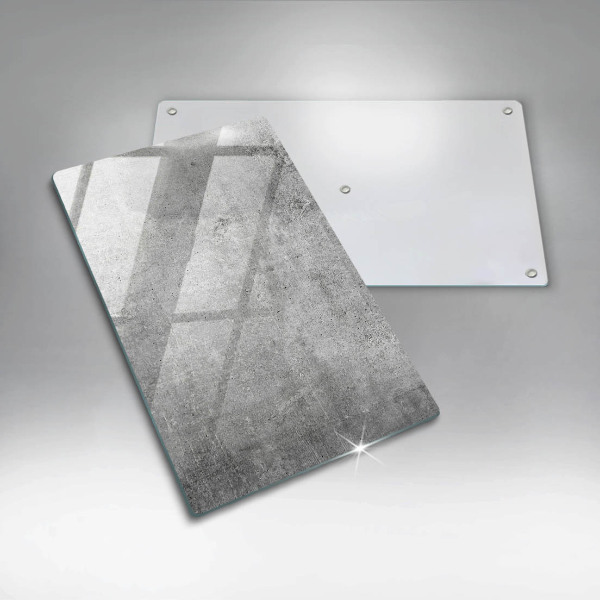 Placă din sticla protectie perete Textura de beton