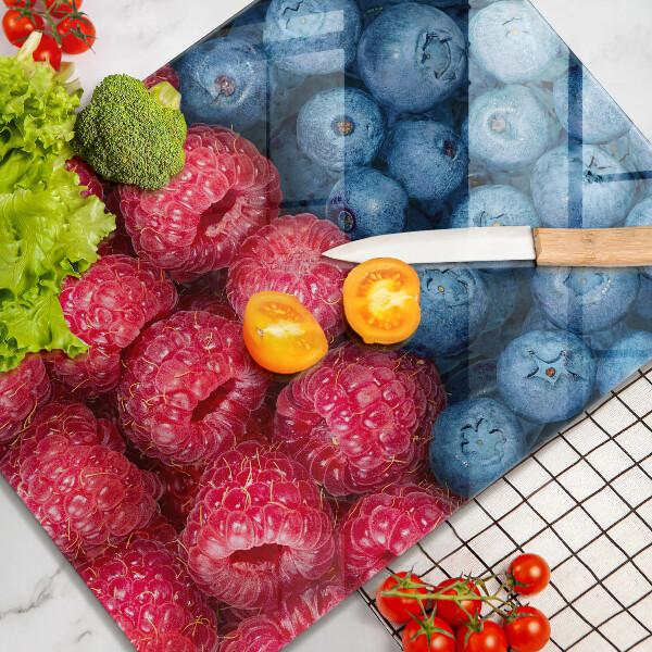 Placă protecție plita Fructe de zmeură și afine