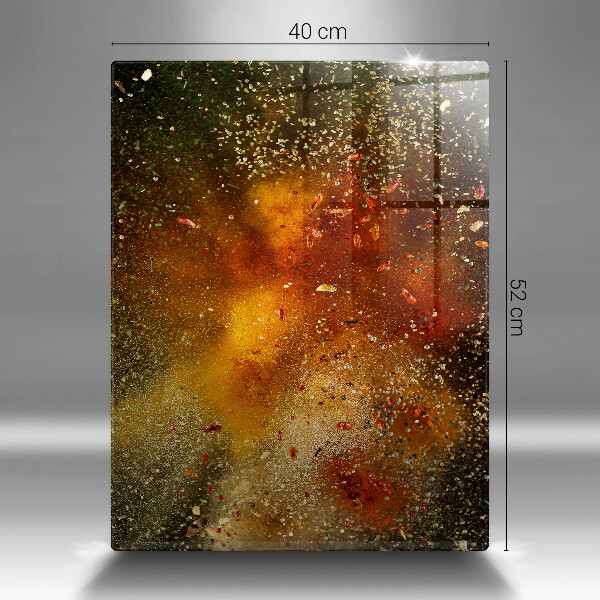 Placă protecție plita Condimente colorate