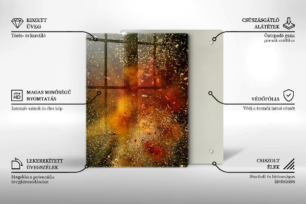 Placă protecție plita Condimente colorate