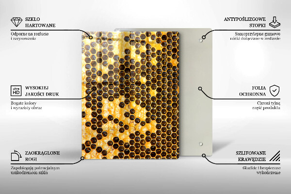 Placă protecție plita Fagure de miere