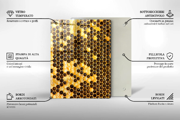 Placă protecție plita Fagure de miere