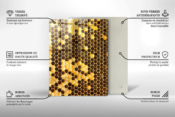 Placă protecție plita Fagure de miere