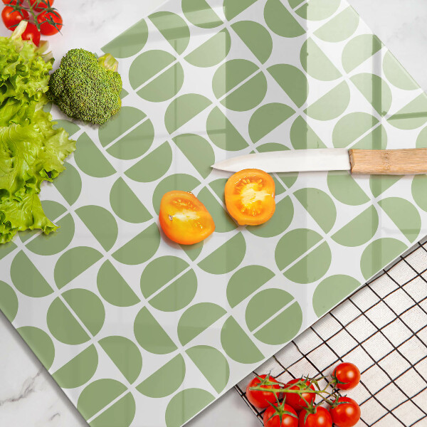 Placă din sticla protectie perete Model de forme boho