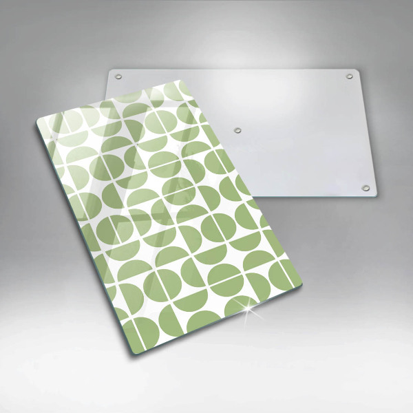 Placă din sticla protectie perete Model de forme boho