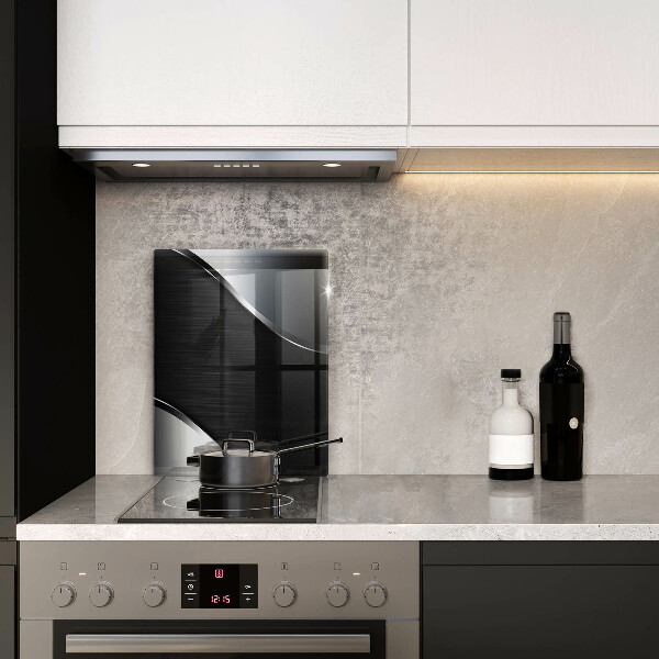 Placă din sticla protectie perete Abstracția metalului