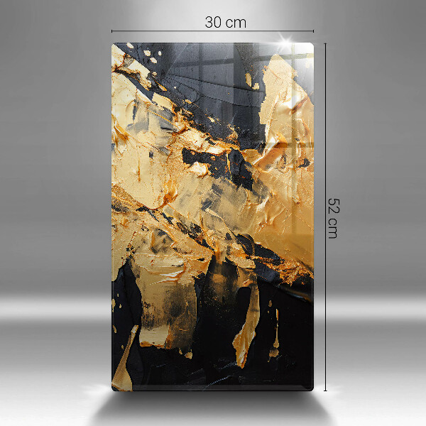 Placă protecție plita Textura eleganta de vopsea