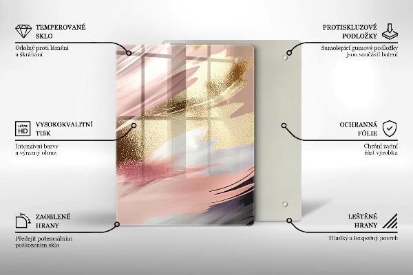 Placă protecție plita Pete pastelate