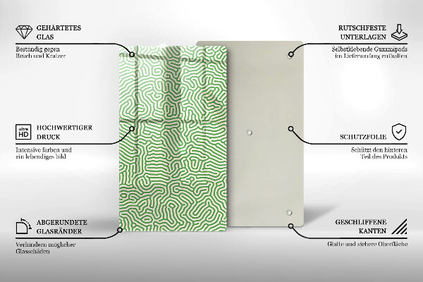 Placă din sticla protectie perete Linii abstracte