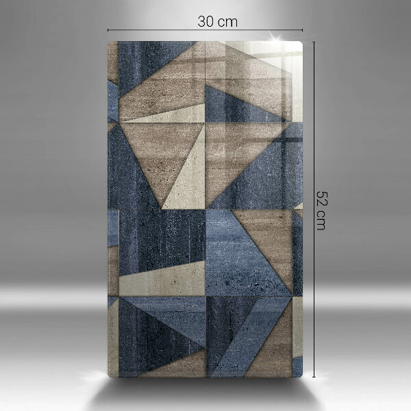 Placă din sticla protectie perete Abstracția geometrică