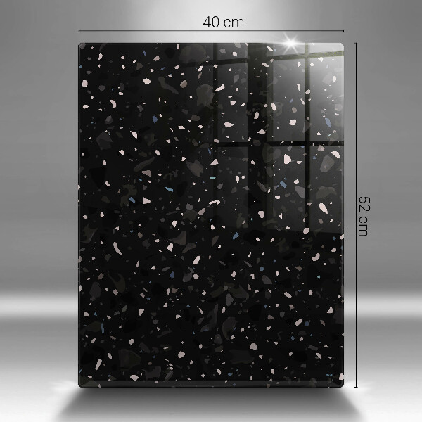 Placă din sticla protectie perete Gresie închisă la culoare
