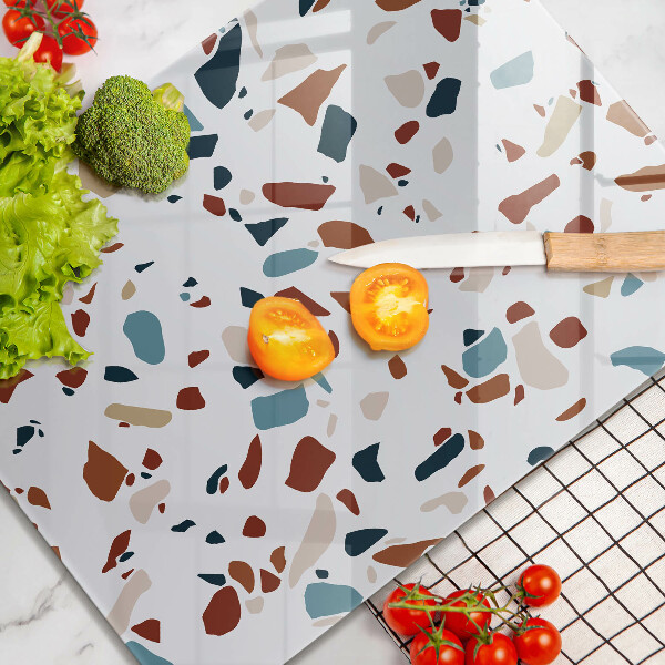 Placă din sticla protectie perete Piatra decorativa