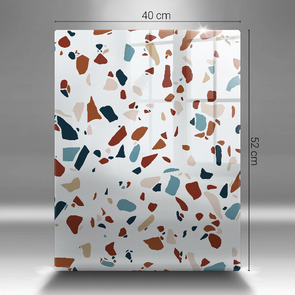 Placă din sticla protectie perete Piatra decorativa