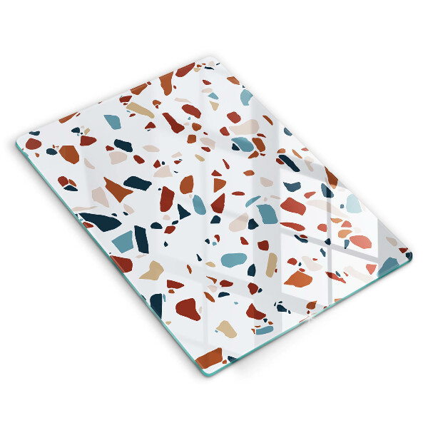 Placă din sticla protectie perete Piatra decorativa