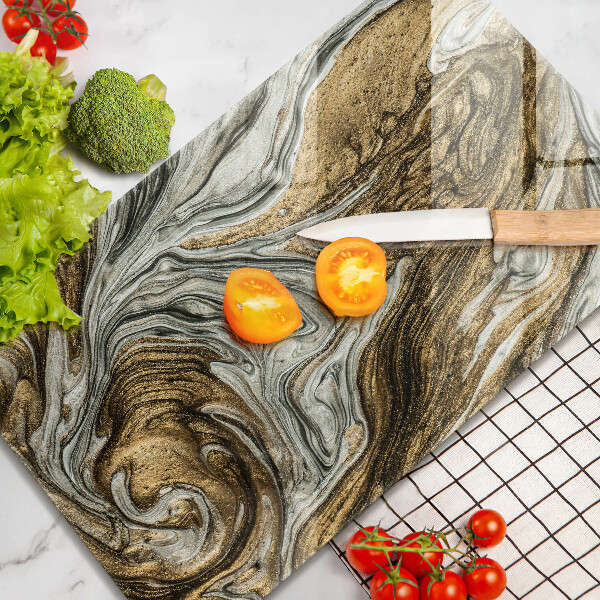 Placă din sticla protectie perete Abstracție bogată