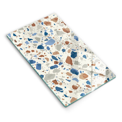 Placă din sticla protectie perete Gresie decorativa