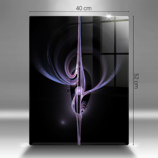 Placă din sticla protectie perete Abstracția modernă