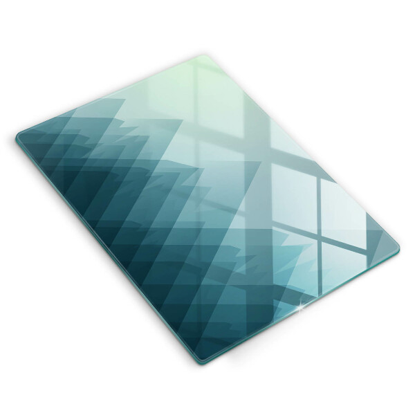 Placă din sticla protectie perete Munți abstracti