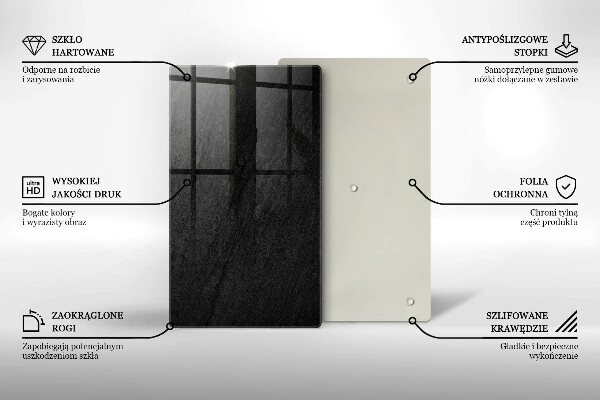 Placă din sticla protectie perete Textura stâncii