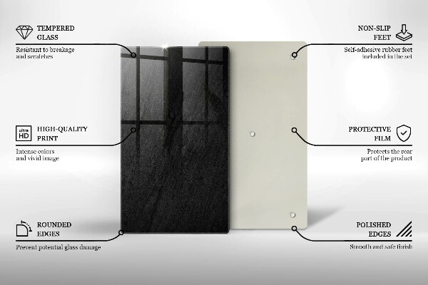 Placă din sticla protectie perete Textura stâncii