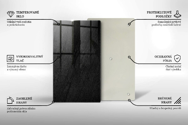 Placă din sticla protectie perete Textura stâncii