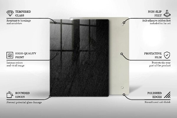 Placă din sticla protectie perete Textura stâncii