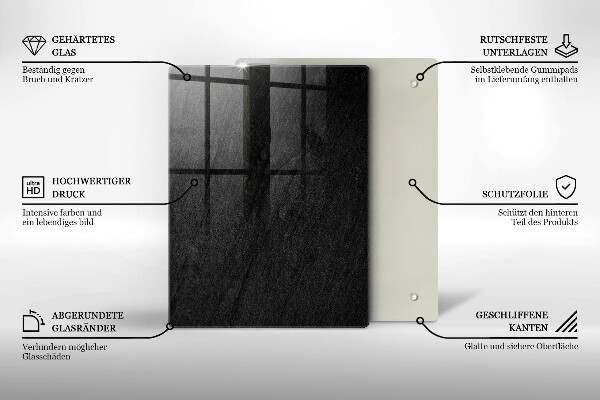 Placă din sticla protectie perete Textura stâncii