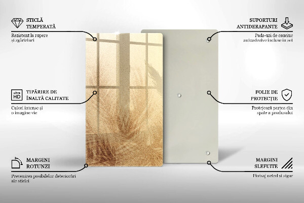 Placă din sticla protectie perete Vacanță pe plajă cu nisip