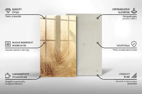 Placă din sticla protectie perete Vacanță pe plajă cu nisip