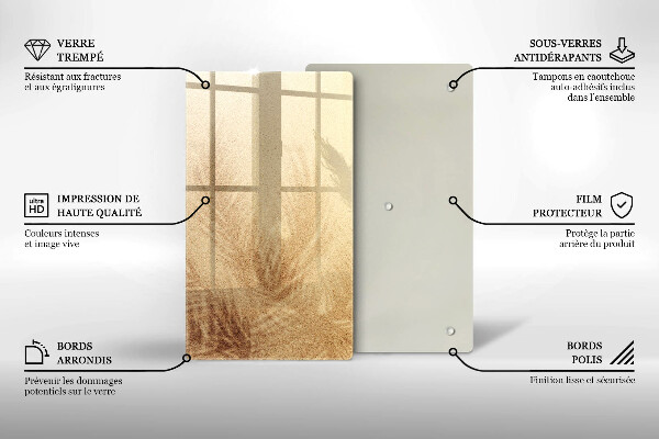 Placă din sticla protectie perete Vacanță pe plajă cu nisip