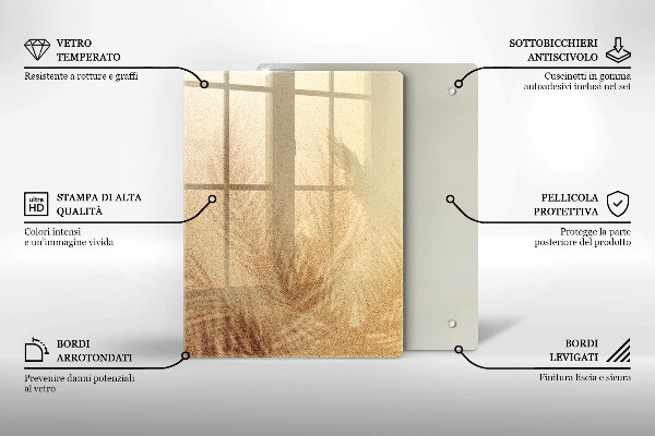 Placă din sticla protectie perete Vacanță pe plajă cu nisip