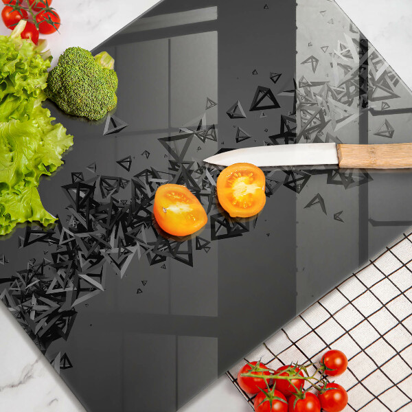 Placă din sticla protectie perete Forme 3d abstracte