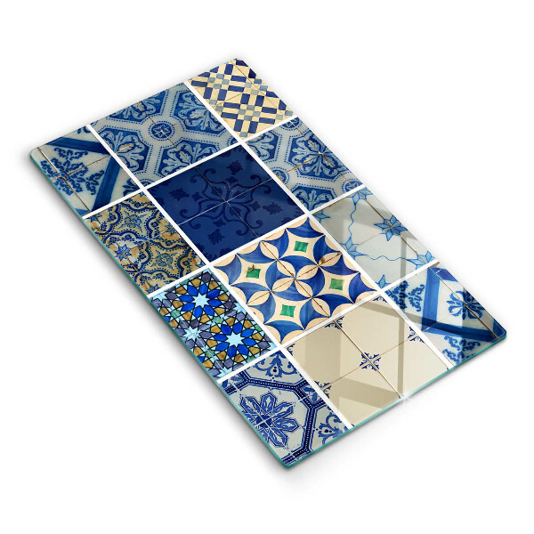 Placă din sticla protectie perete Gresie decorativa placi
