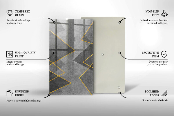 Placă protecție plita Forme ascuțite