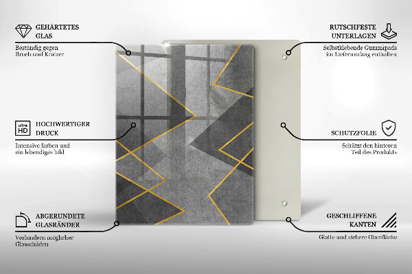 Placă protecție plita Forme ascuțite
