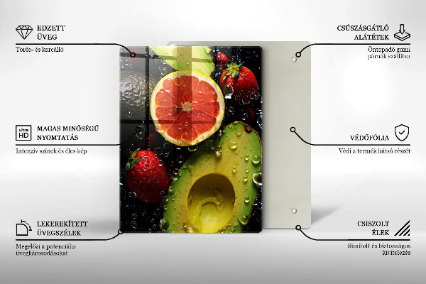 Placă protecție plita Fructe si legume