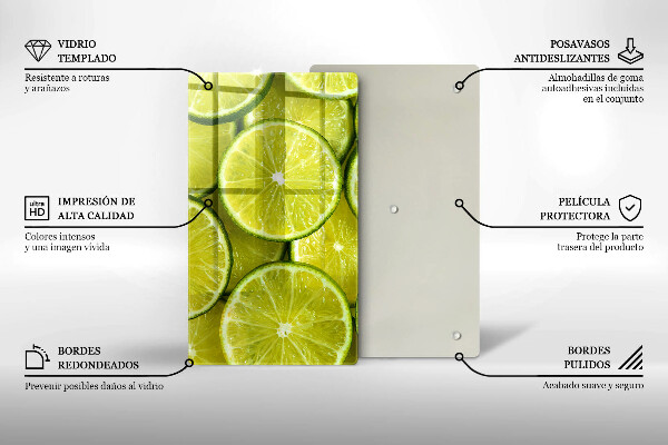 Placă protecție plita Felii de lime