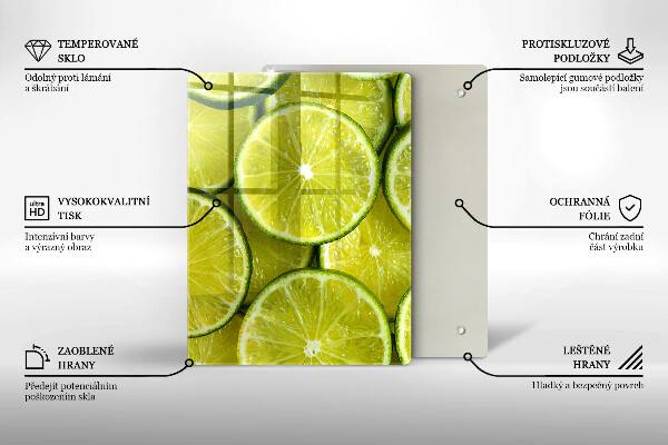 Placă protecție plita Felii de lime