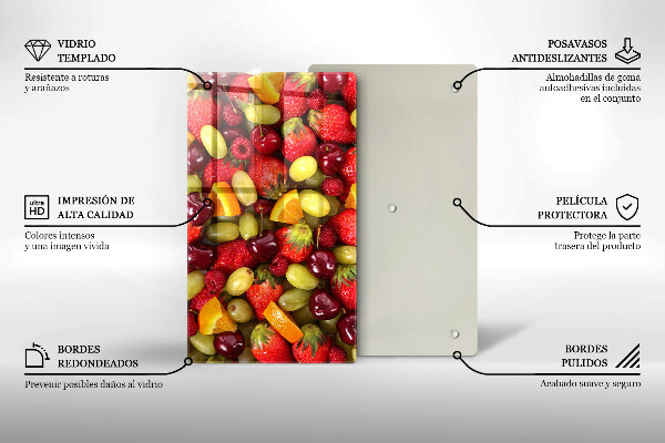 Placă protecție plita Fructe de vară