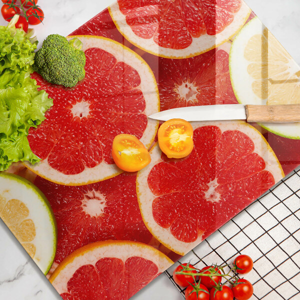 Placă protecție plita Felii de grapefruit