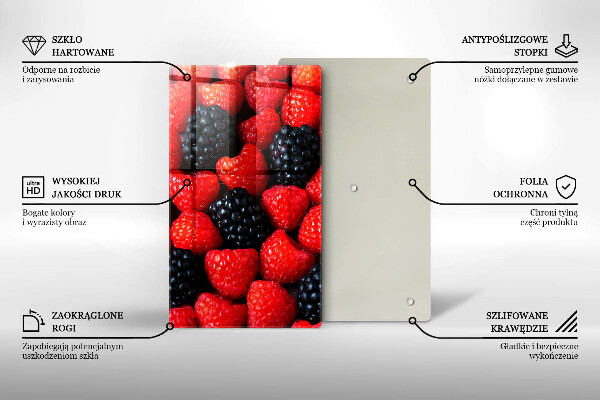 Placă protecție plita Zmeura si murele