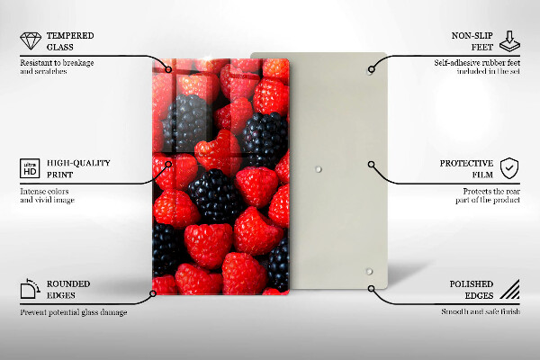 Placă protecție plita Zmeura si murele