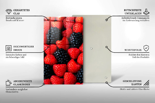 Placă protecție plita Zmeura si murele