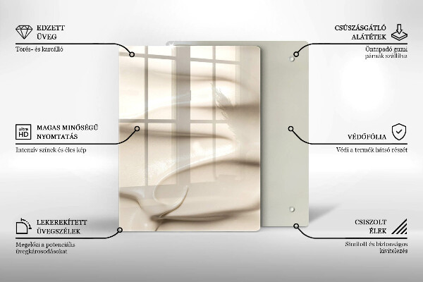 Placă protecție plita Înghețată cremoasă