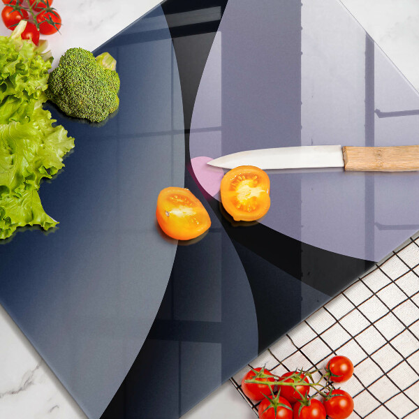 Placă din sticla protectie perete Forme abstracte