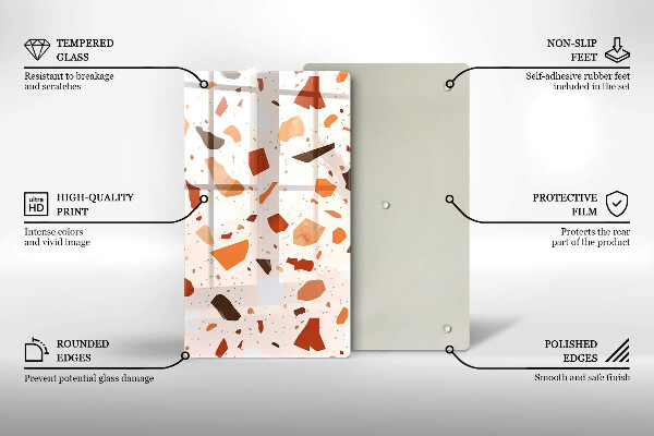 Placă protecție plita Gresie decorativa